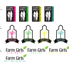 Logo Designs: Farm Girls Skincare